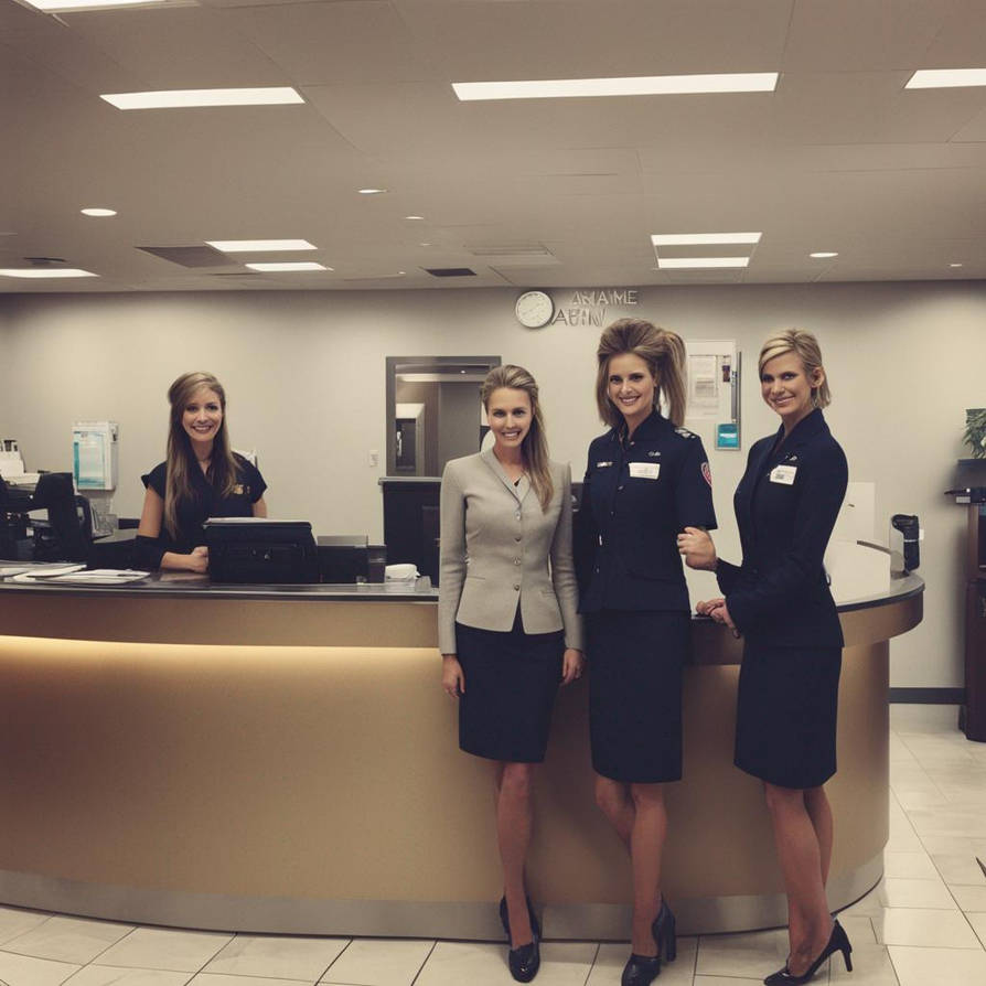 The front desk ladies are so Platinum Metal Nice t by nickhubbell on