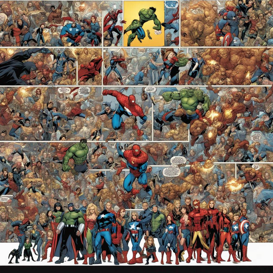 Marvel Everything Every Single Thing about MARVEL COMICS by nickhubbell on DeviantArt