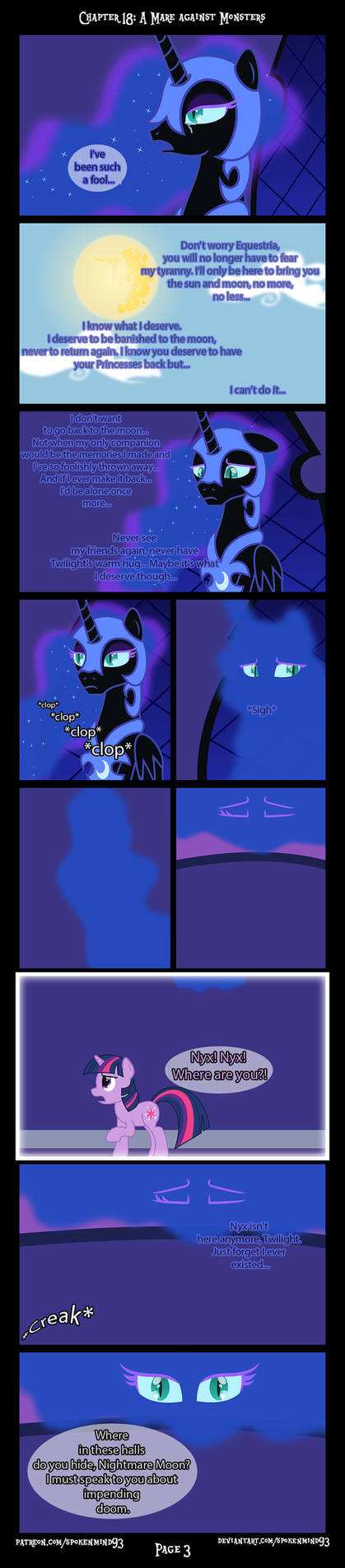 Past Sins: A Mare Against Monsters P3 by SpokenMind93 on DeviantArt