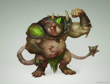 [Blood Bowl] Fat Skaven - Miniature concept