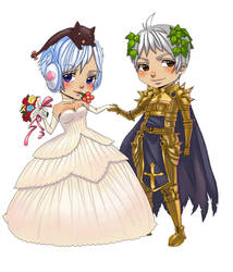 Ragnarok Online Rune Knight and Bride ArchBishop