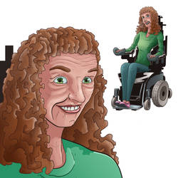 Older Handicapped Woman