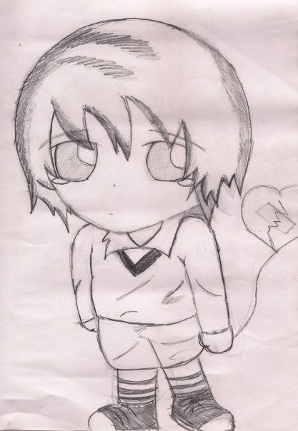 Drawing Cutting Emo - Easy Emo Girl Drawing, Hd Png Download , Transparent Png Image - Pngitem