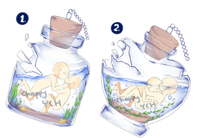 (CLOSED) YCH - broken glass - set price