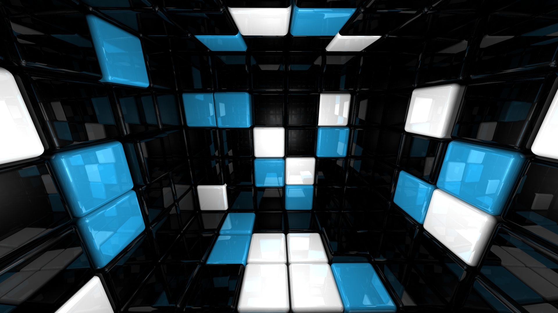 cube room 3D HD 1920 x 1080 by h1s0ka on DeviantArt