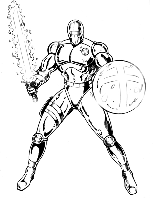 The Christian Knight - Modern by christianknightart