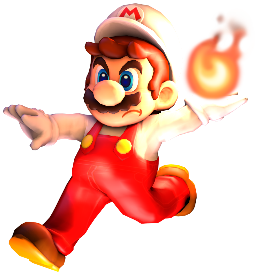 Fire Mario Render by thebravesackboy on DeviantArt
