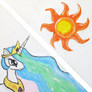 Princess Celestia painting