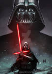 Darth Vader and Kylo Ren