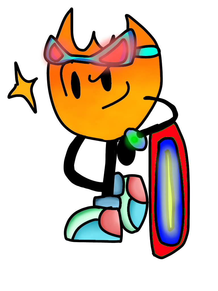 BFDI Riders Day 1: Firey by sonicthegod28 on DeviantArt