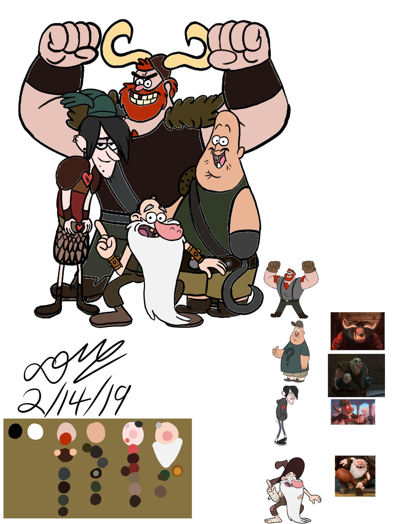 Tangled Ruffians The thugs of the snuggly duckling by admiralDT8 on DeviantArt