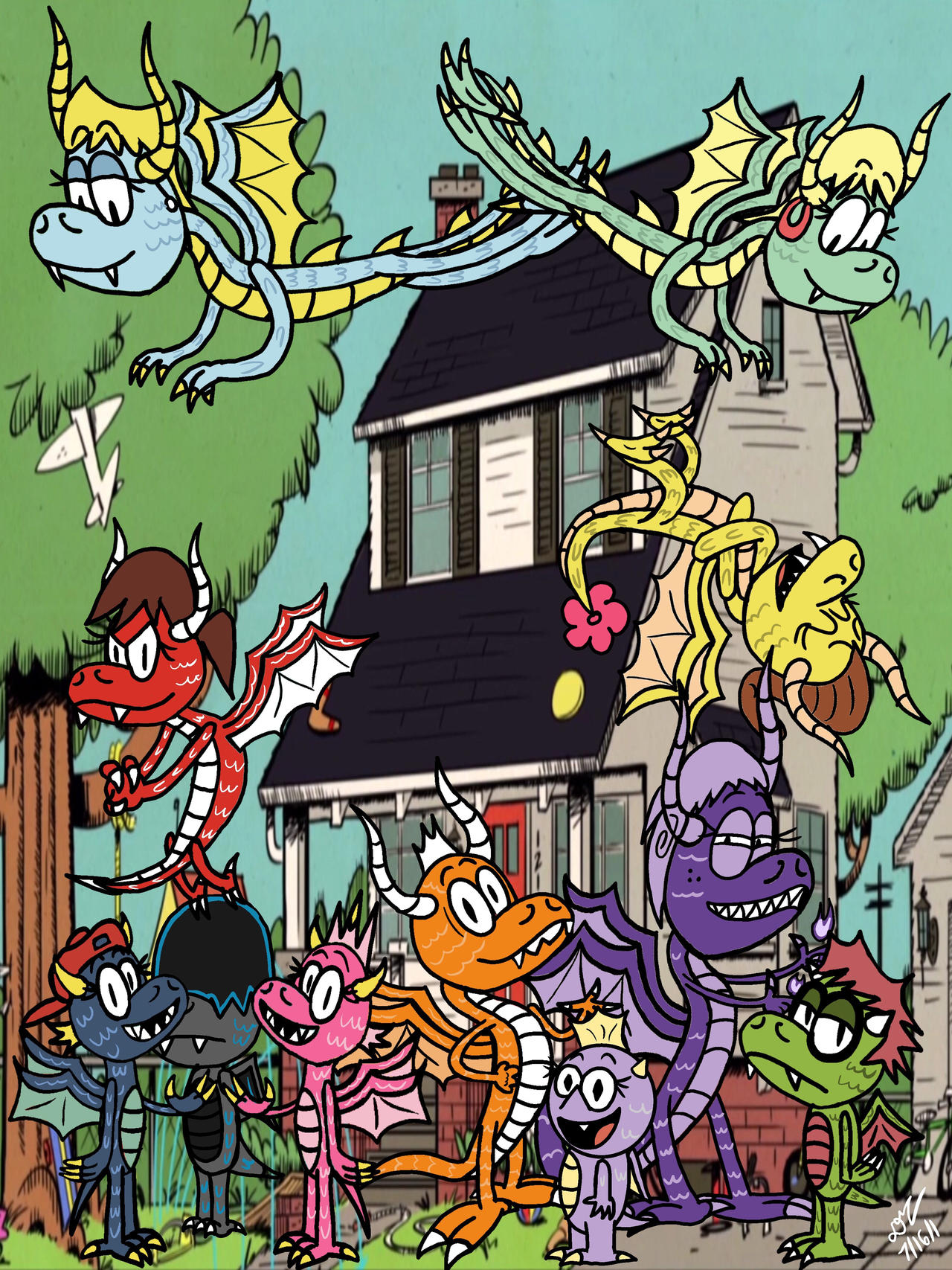 Loud Dragons By AdmiralDT8 On DeviantArt loud-dragons-by-admiraldt8-on-deviantart