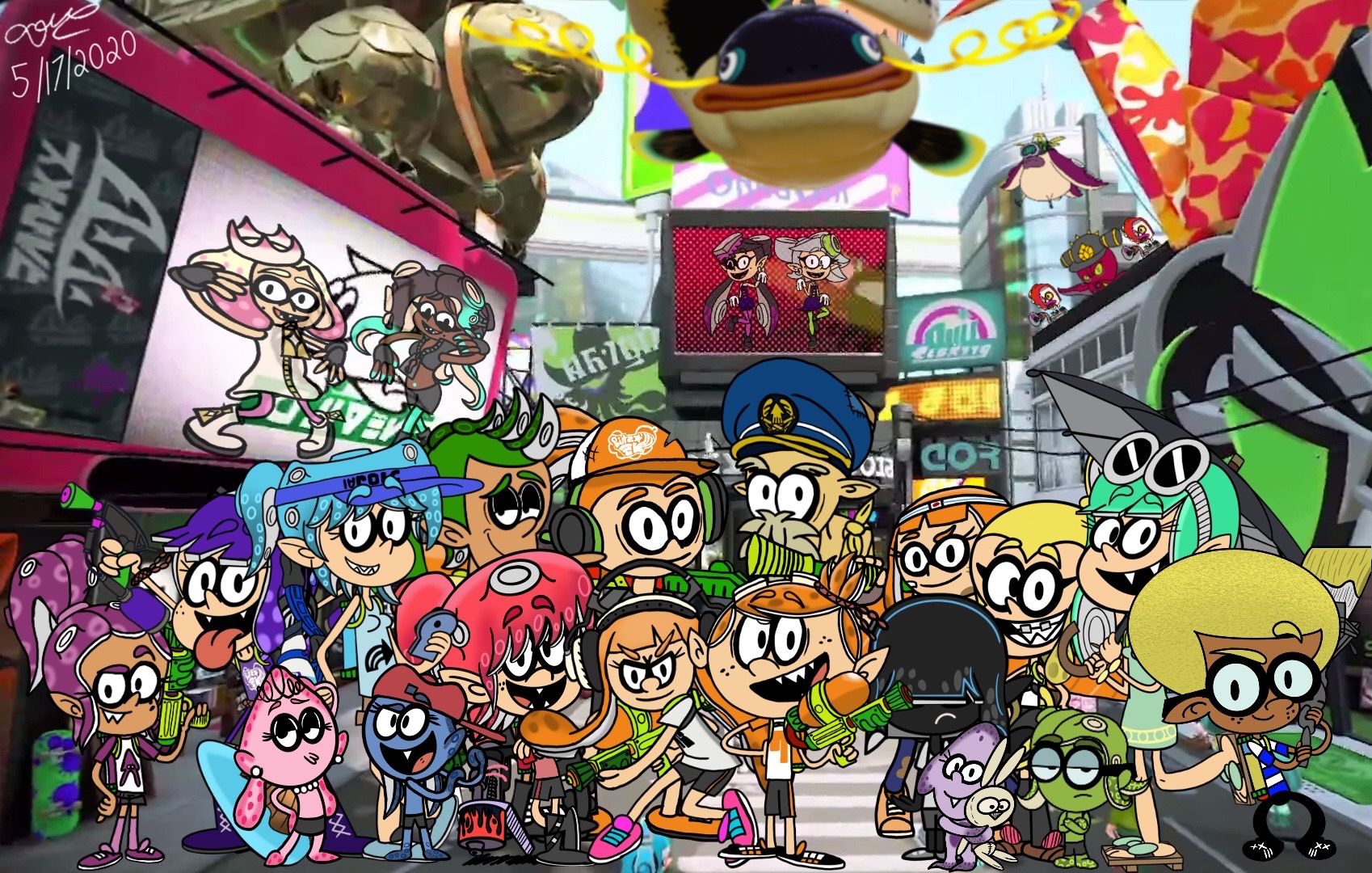 Loud Splat Anniversary by admiralDT8 on DeviantArt