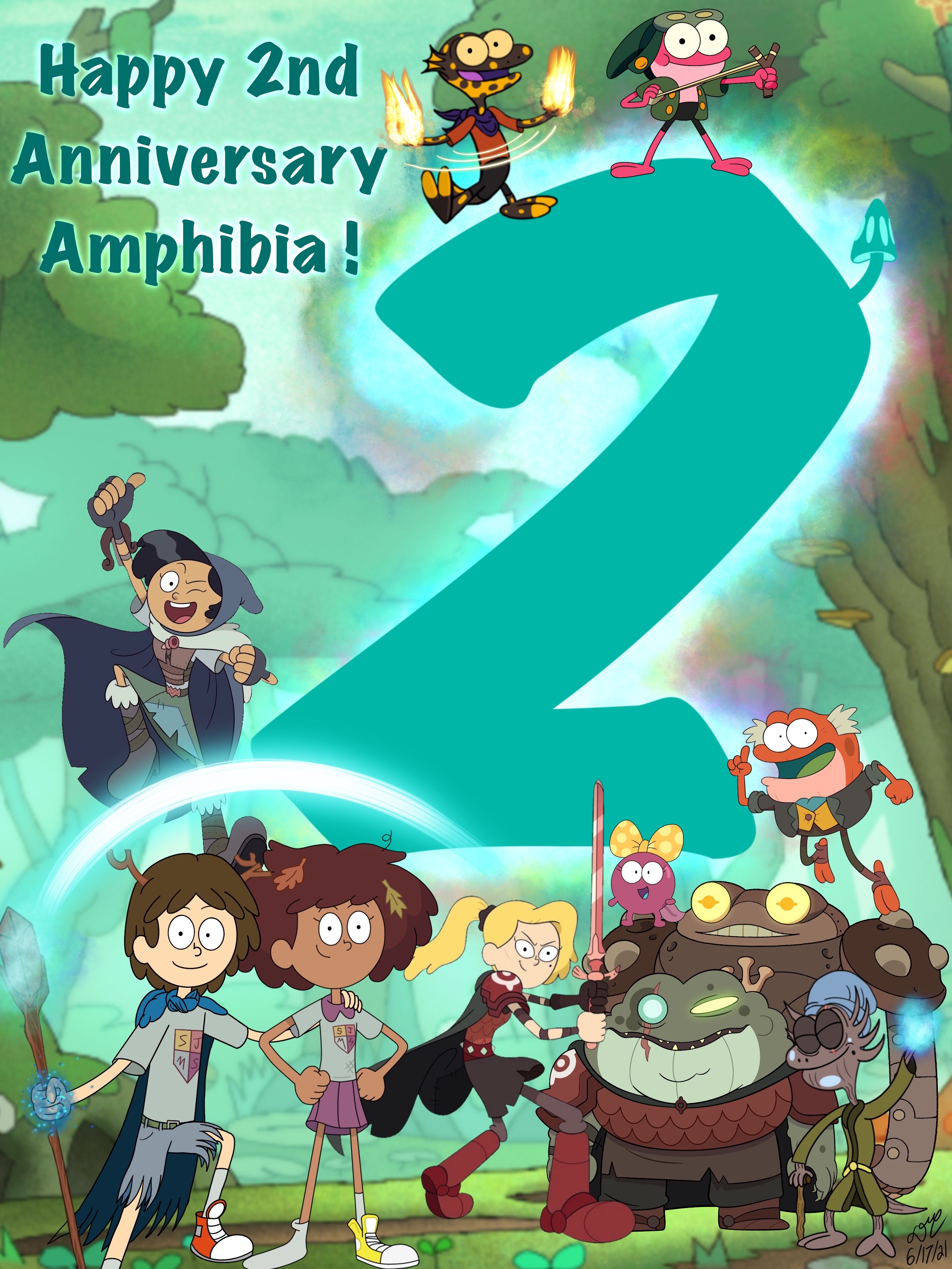 Amphibia Prom Amphibia 2 Year Anniversary by admiralDT8 on DeviantArt