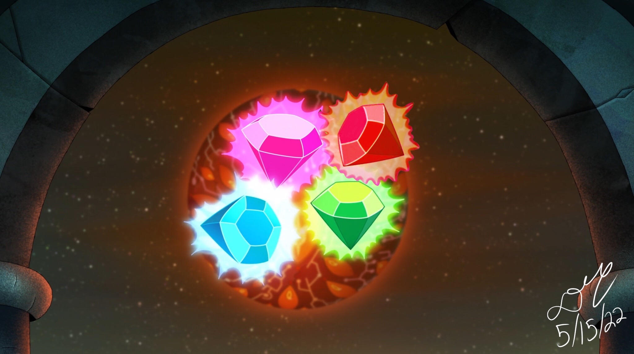 Magic Stones Deviantart The power of the stones by admiralDT8 on DeviantArt