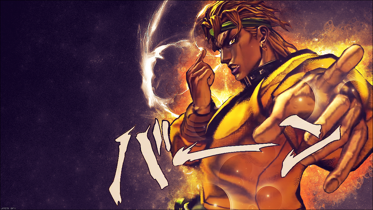 Glitchcore Dio Brando wallpaper by me! : r/JoJoWallpapers