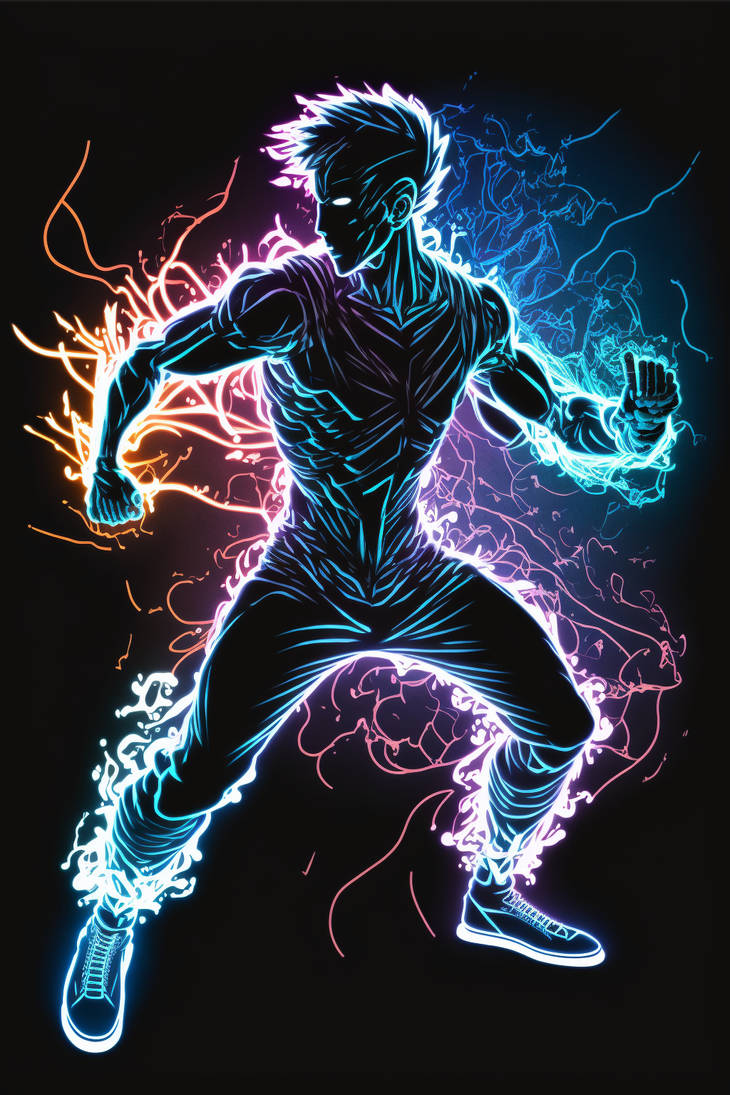 Strong Rhett Neon Neon charge'up by NeugebauerPL on DeviantArt
