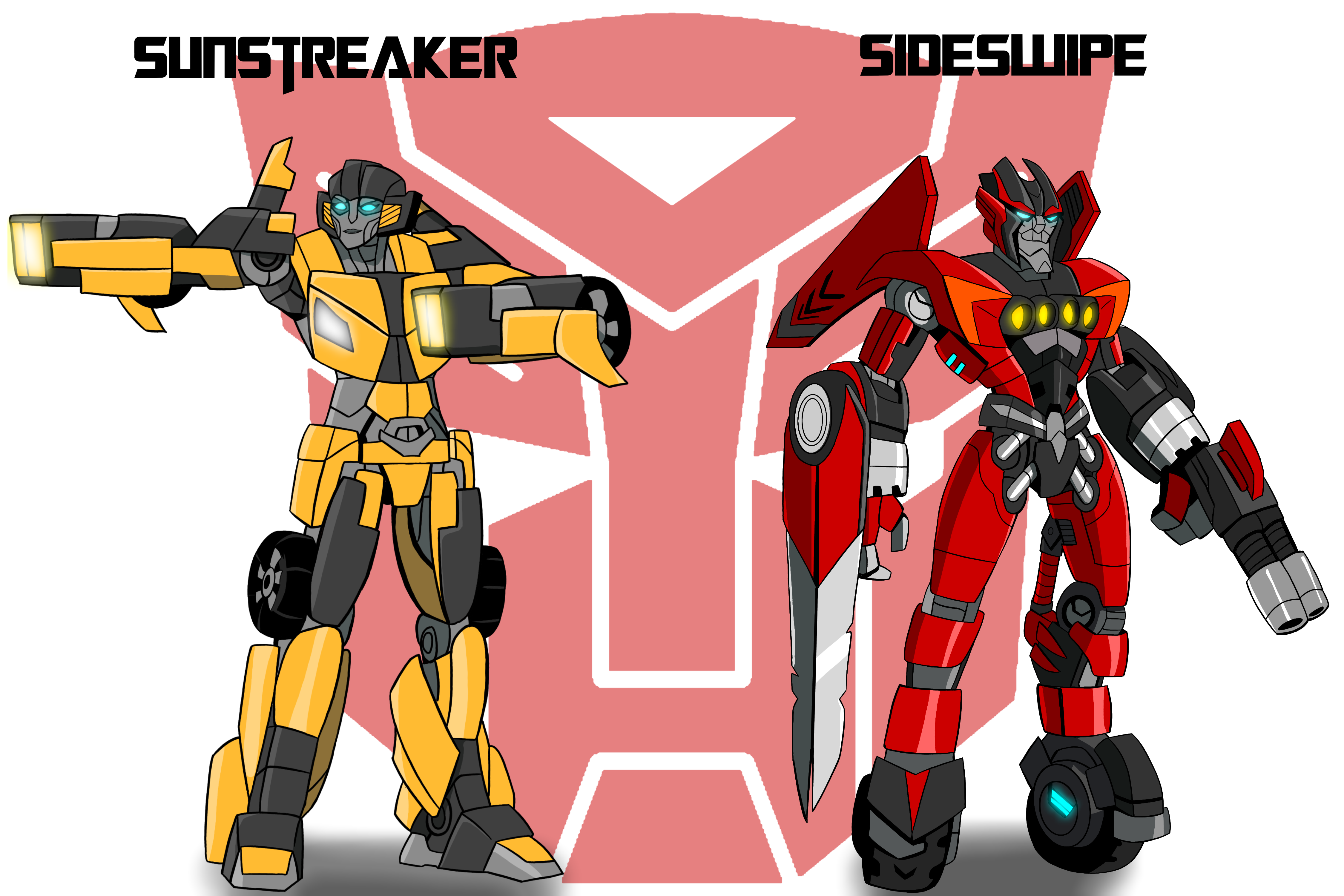Sunstreaker Transformers: ROTF AU - Sideswipe and Sunstreaker by Everyfan180 on ...
