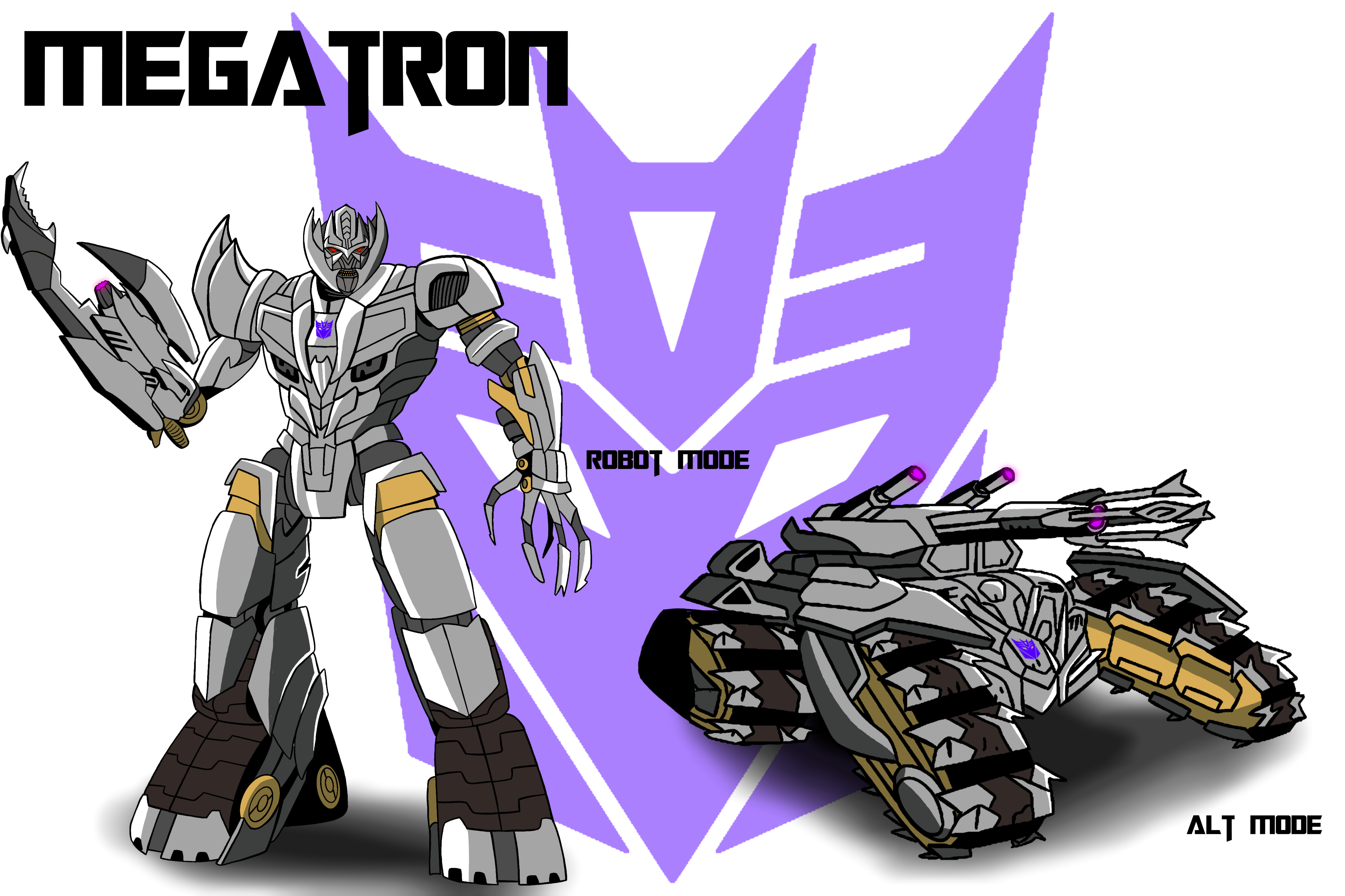 Megatron Rotf Back Transformers: ROTF AU - Megatron by Everyfan180 on DeviantArt