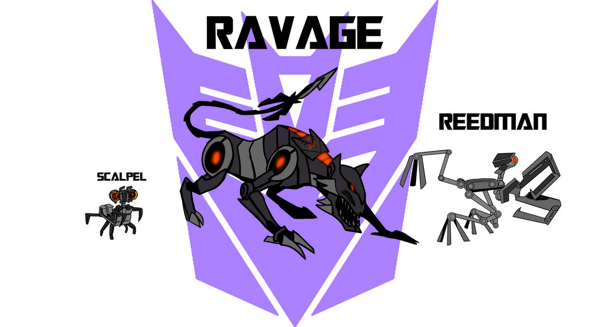 Transformers: ROTF AU - Ravage, Reedman, Scalpel by Everyfan180 on ...