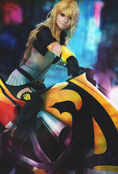 Yellow beauty burns gold - Yang Xiao Long RWBY