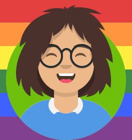 My Python Avatar - with rainbow background by KaworuPL on DeviantArt