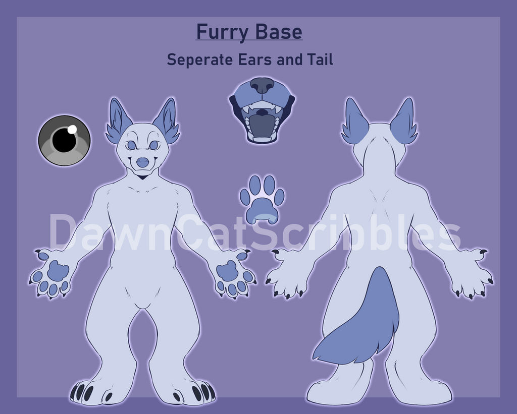 Furry Types Base Furry Base Template by DawnCatScribbles on DeviantArt