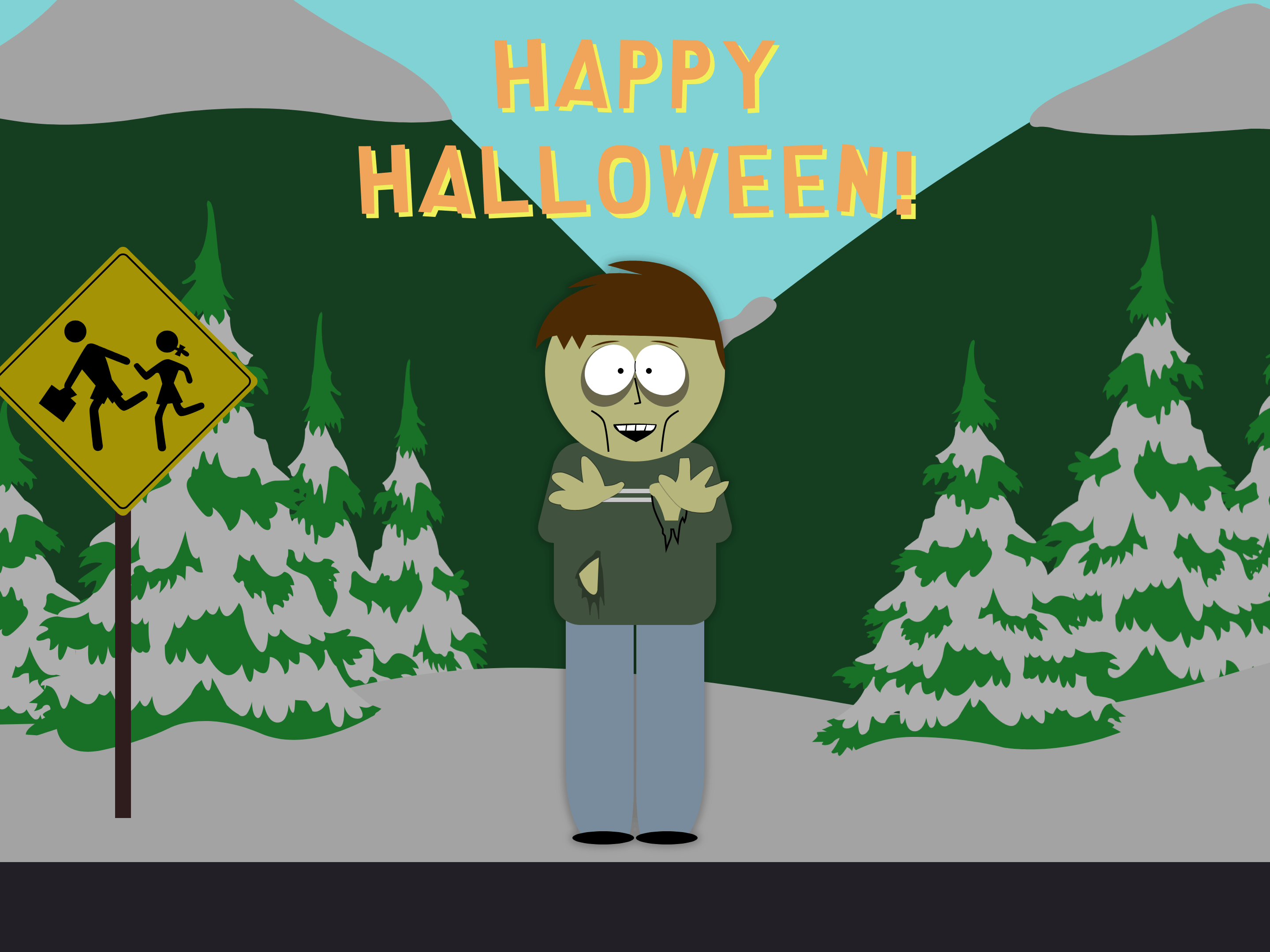this is spooky month! GIF by walloup20 on DeviantArt