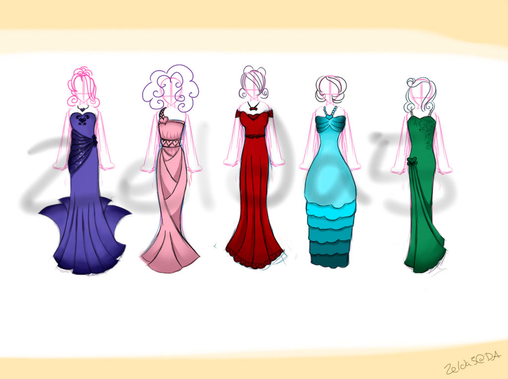 Dress Adoptables: Hearts Line! (open)