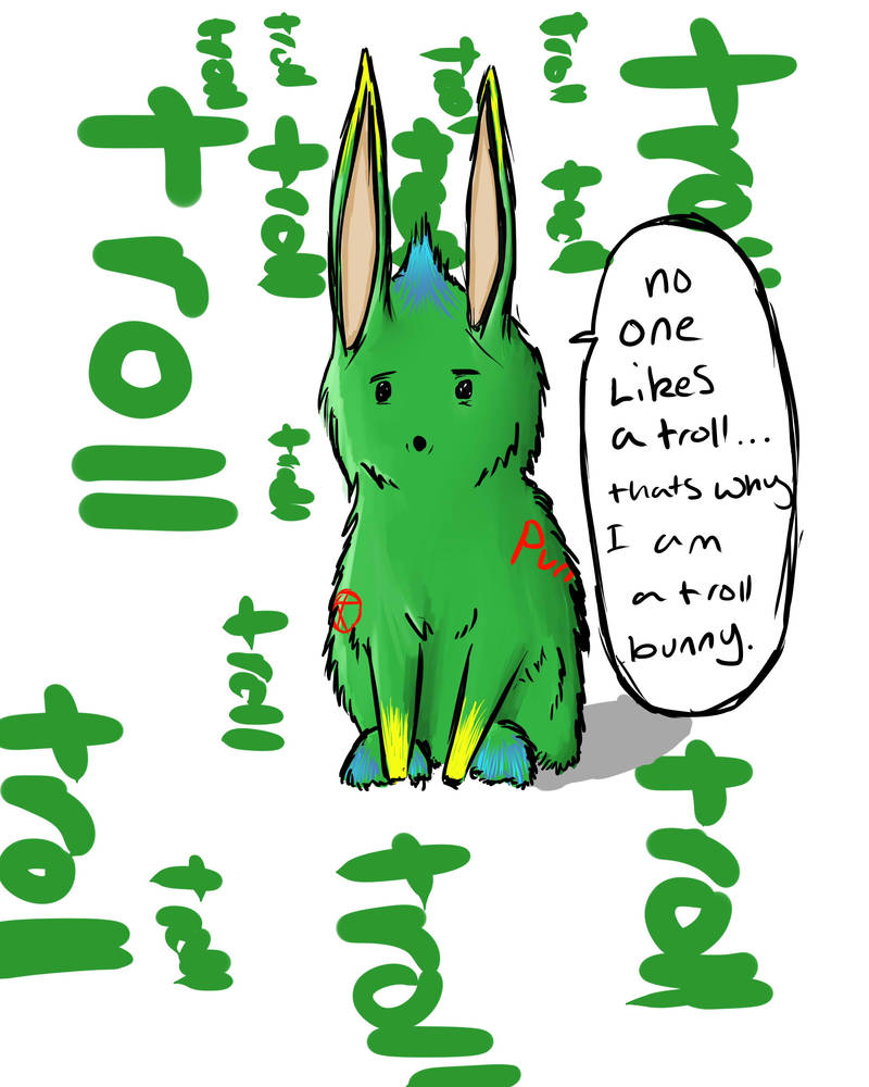 troll bunny 2 by boringcabage on DeviantArt