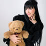 Gothic Lolita and bear