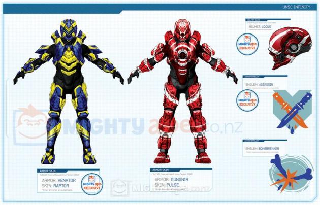 Halo 4 | Venator armor and Gungnir armor Skins