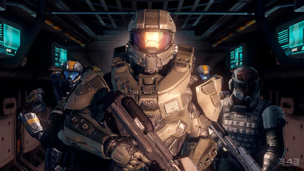 Halo 4 | Master Chief With Soldiers