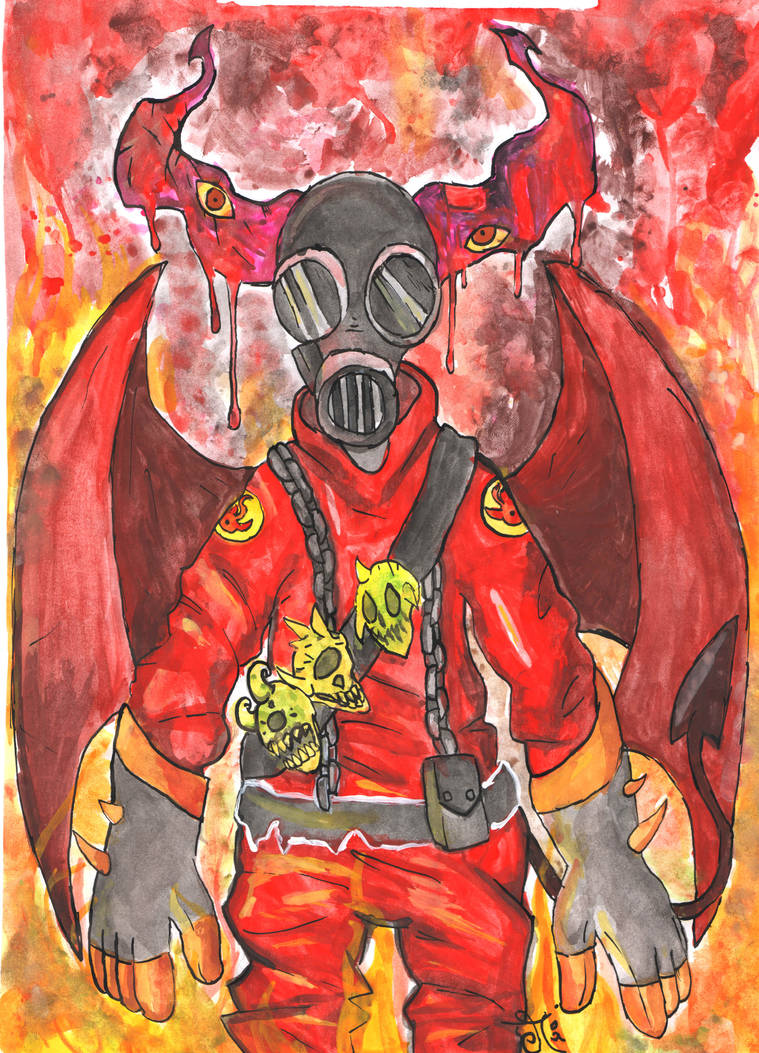 Demon Pyro by ChibiWendy on DeviantArt