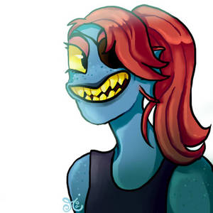 Undyne Smiling