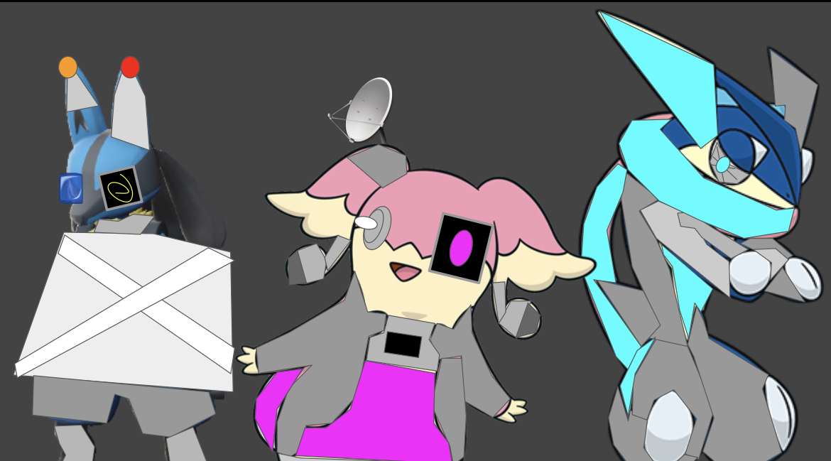 Cyder Pokemon Fan made cyber Pokemon but there are three of them by eeeeeeeee69690 on ...
