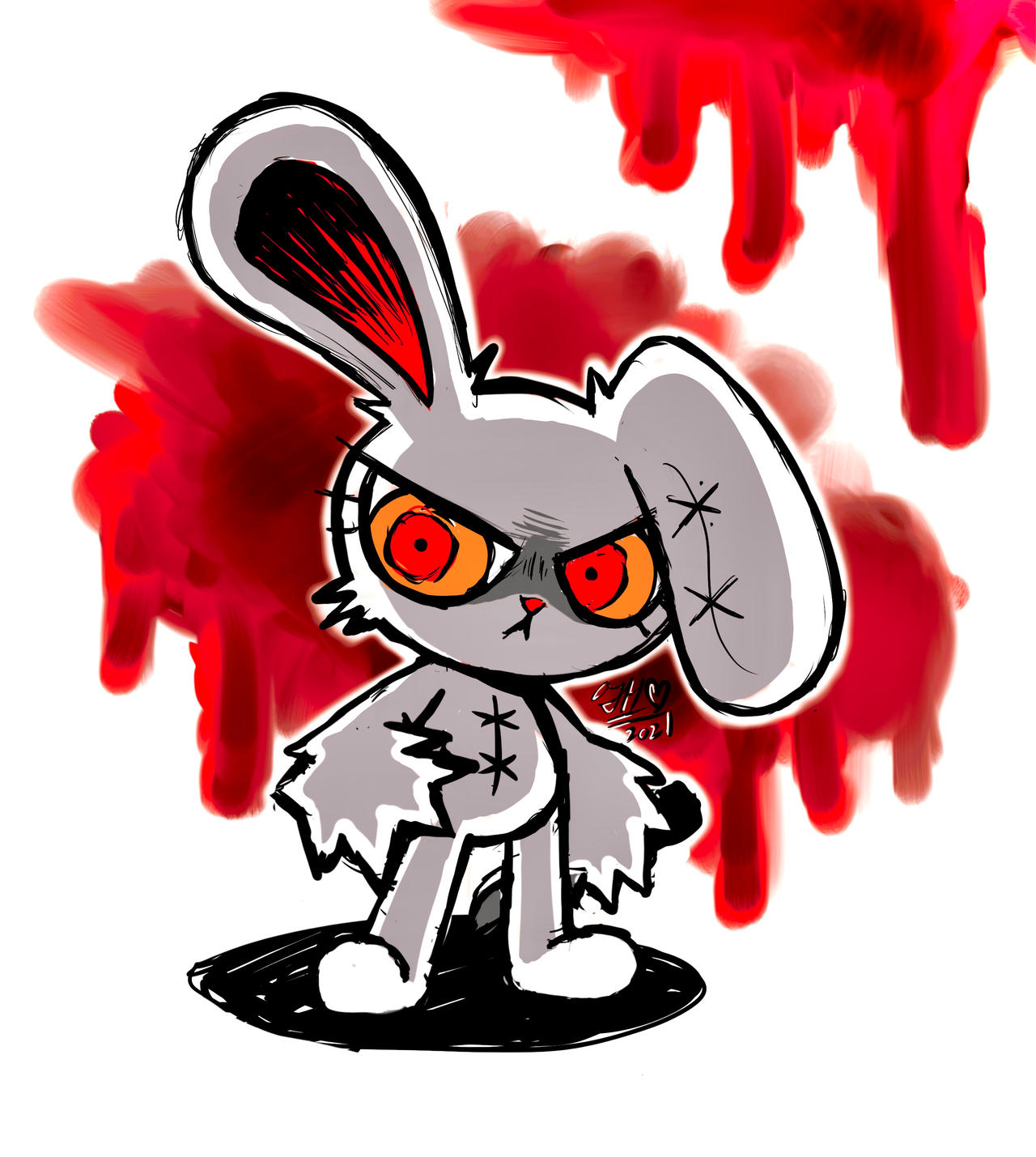 Bloody Bunny by ToraHuntris on DeviantArt