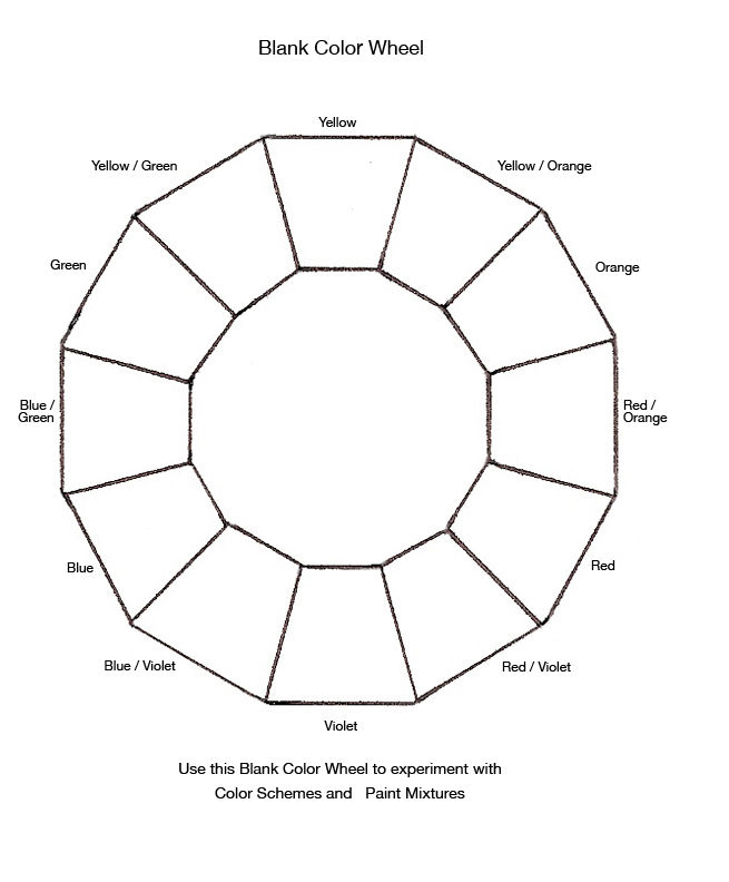 Blank Color Wheel By Writer Colorer On DeviantArt Blank Color Wheel By Writer Colorer On DeviantArt