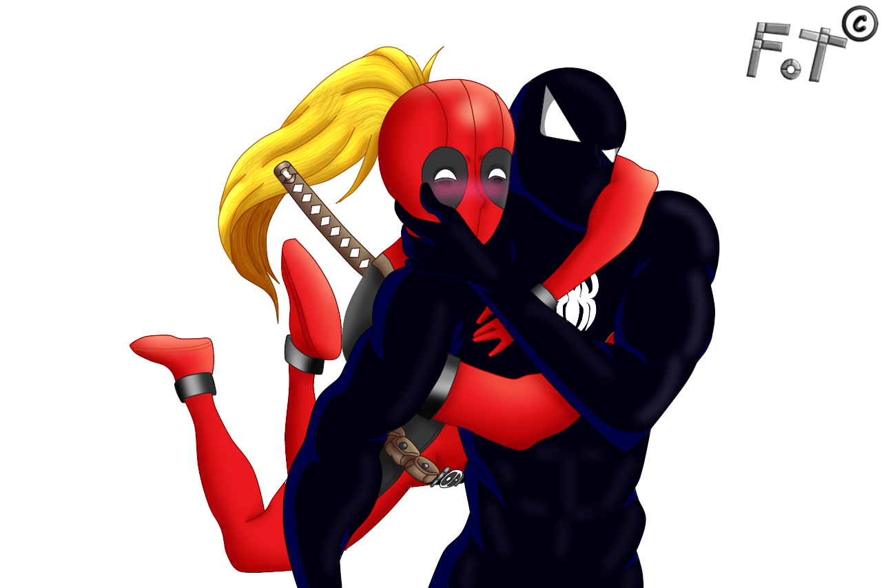 Lady Deadpool X Symbiote Spider Man Comision By
