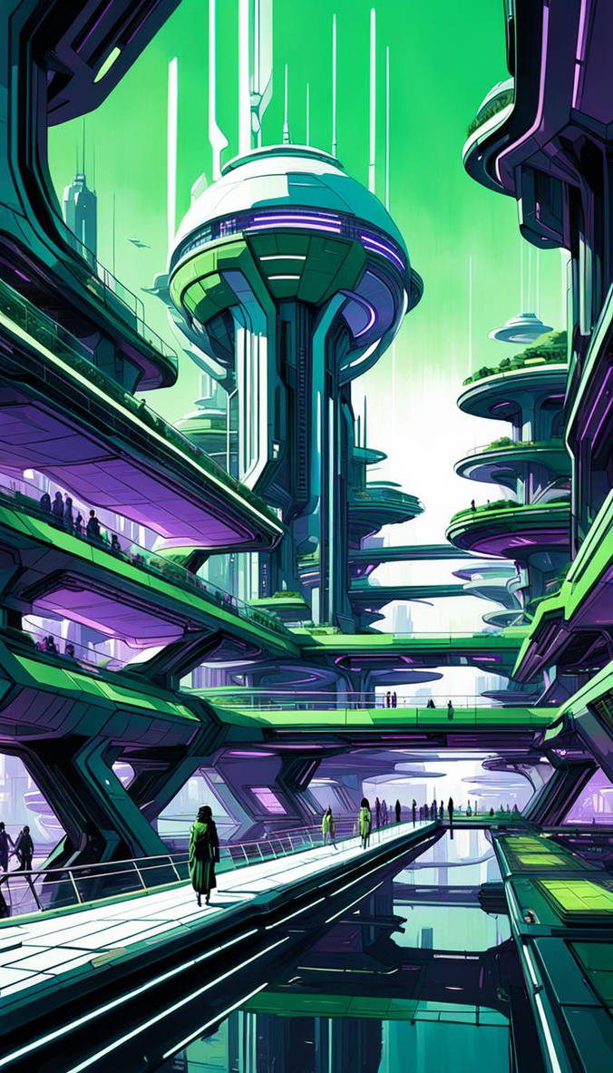 Deviantart Future Future City by Relin474 on DeviantArt