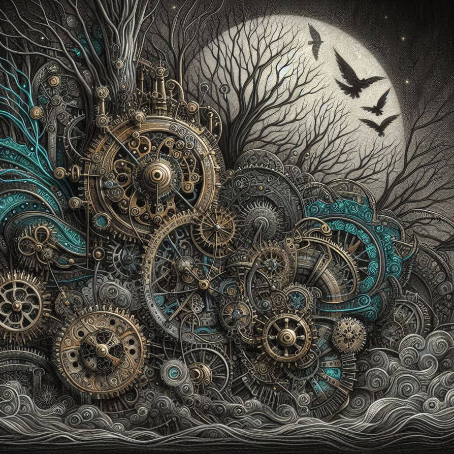 Clockwork Deviantart Clockwork Trees 4 by Relin474 on DeviantArt