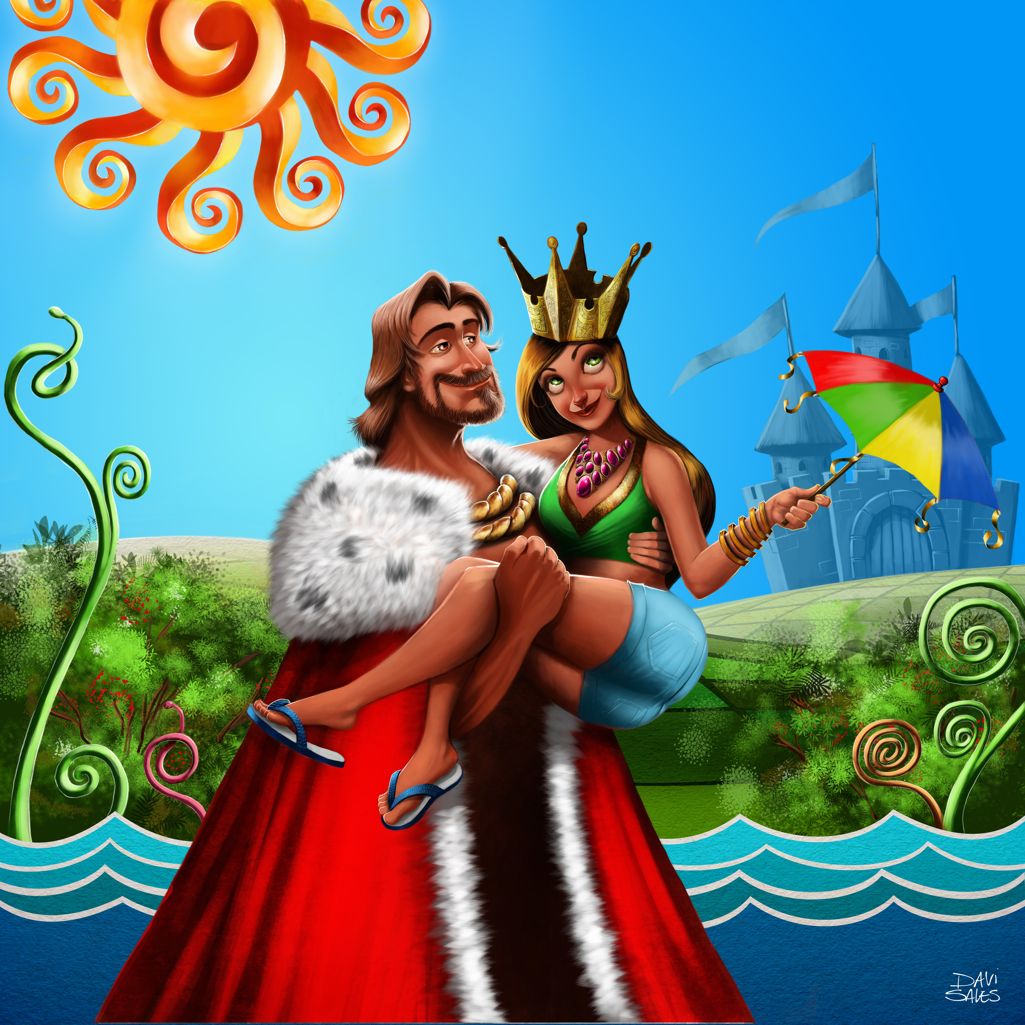 Enchanted World - Theme for carnival party in Braz