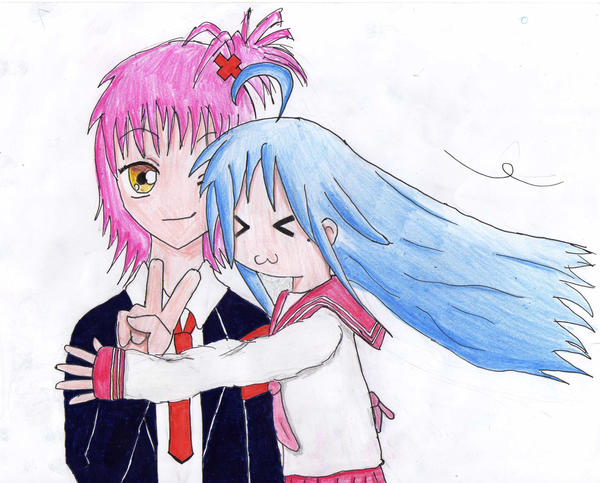 Colour Amu and Konata