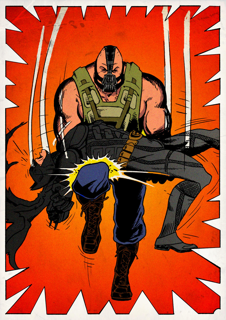 Bane Breaks Batman by Mleeg-Art on DeviantArt