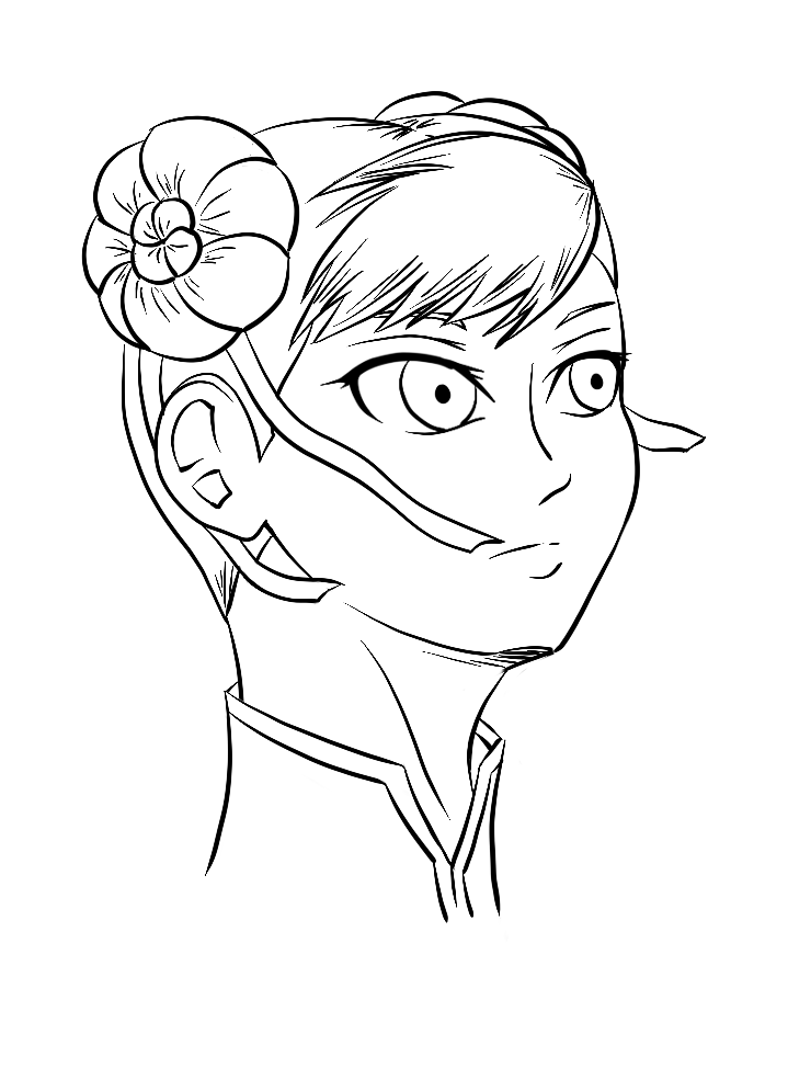 Chun Li Linework Practice