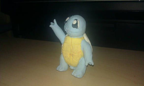 First clay sculpture - Squirtle 