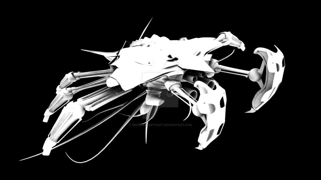 Frame One Command Crab Shadow battle crab front top by BrendanSmithArt on DeviantArt