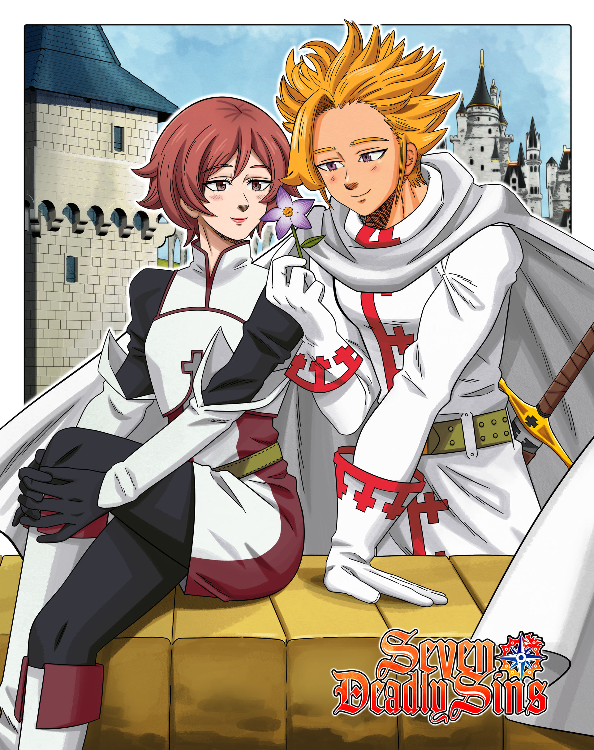 The Seven Deadly Sins Arthur Pendragon and OC by effasempai on DeviantArt
