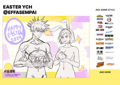 YCH Easter | KNY MHA BNHA JJK or other style