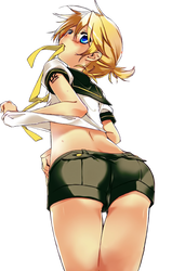 Kagamine Len naughty render